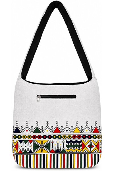 Attayyibah Gifts Women's Shoulder Bag with Doodle Cat Design - Inspired by Sa...