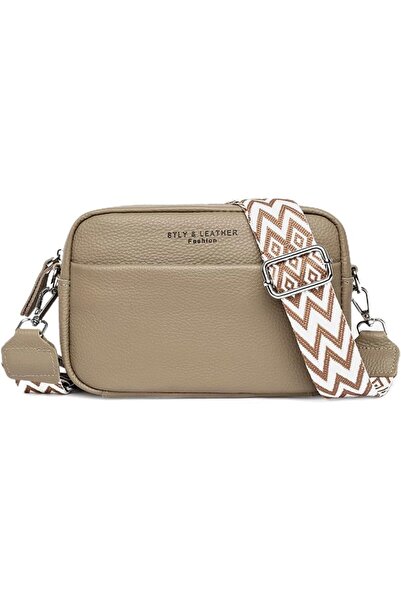 YFGBCX Crossbody Bag for Women Genuine Leather Wide Strap Shoulder Bag Purse ...