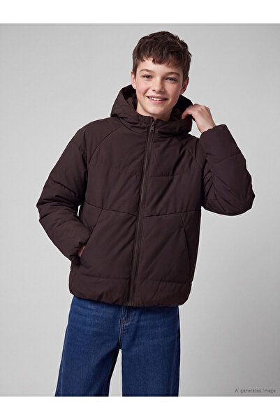 LC Waikiki معطف LCW Kids Brown Water Repellent للأولاد من NEVAVM، معطف قابل ل...