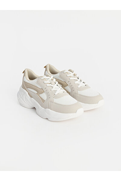 LC Waikiki Alita City Lcw Steps Beige Women's Sneaker with a Difference