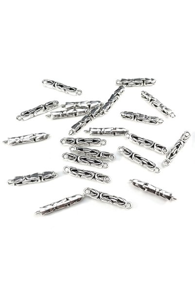 Selderesi 10 Adet Metal Döküm Malzeme Eğilmez Uzatma Ara Zincir Tesbih Püskül...