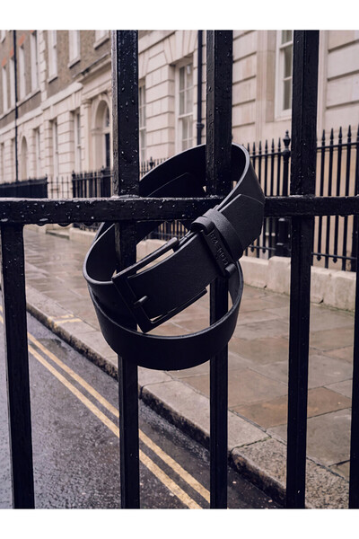 LC Waikiki Peak New Season Black Leather Look Boys' Belt