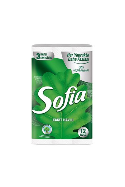 Sofia Kağıt Havlu 12'li - 3 Adet