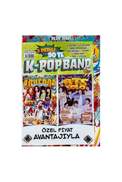 Turkuvaz Dergi Kpop Band - 7 Adet
