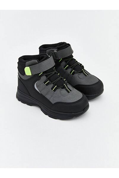 LC Waikiki Alita City Lcw Steps Anthracite Baby Boy Boots with a Difference i...