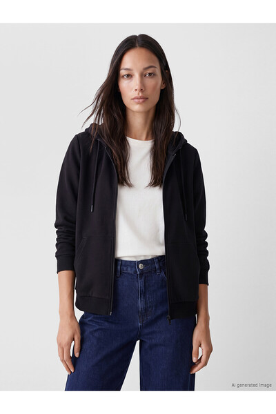LC Waikiki Alita City Farkıyla Lcw Everyday Black 2 Thread Plain Standard & R...