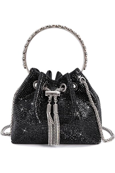 GENERAL Sweetovo Bling Crystal Rhinestone Purse for Women Sparkly Clutch Hand...