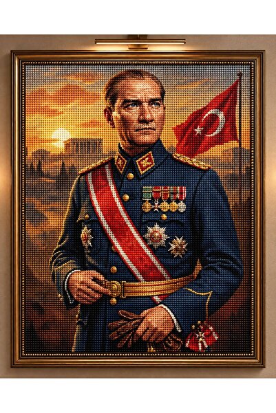 DNZt 5D Diamond Painting 50x40 cm Elmas Mozaik Boncuklu Taşlı Goblen Pano Tab...
