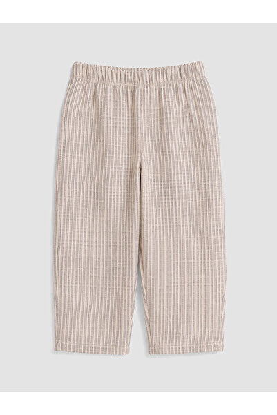 LC Waikiki Nevavm Farkıyla Lcw Baby Navy Blue Striped Baby Boy Pants