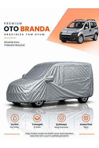 e-biz FİAT FİORİNO COMBİ CAMLI (2008-2016) KOMBİ Uyumlu Araba Brandası Oto Br...