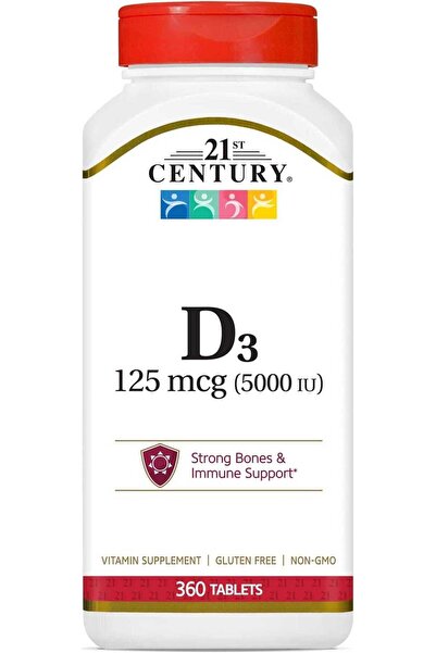 21st Century D 125 Mcg (5000 Iu) 360 Tablets