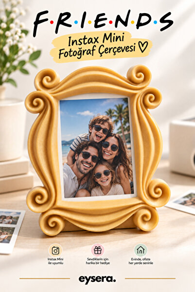 eysera Instax Mini Fotoğraf Çerçevesi, Friends Temalı Fotoğraf Çerçevesi | Ma...