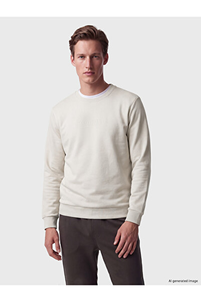 LC Waikiki Sweatshirt gros pentru bărbați cu guler Roba Zero, Sparkling Choic...