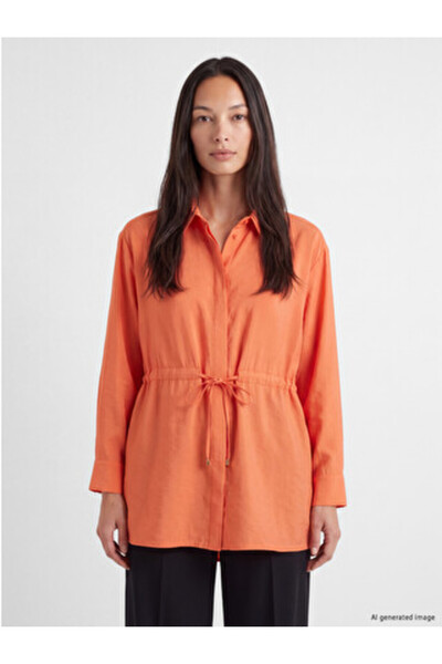 LC Waikiki Orange Modal Blend Women's Shirt Tunic