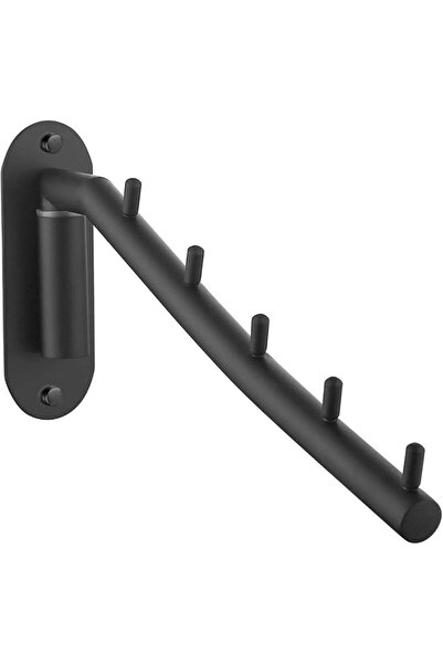 Tazweeq Stainless Steel Clothes Hanger, Wall Mounted Clothes Bar-Hanger Hooks...