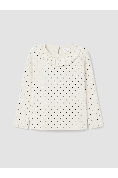 LC Waikiki Two Mt Shop Quality Ecru Combed Cotton Polka Dot Standard & Regula...