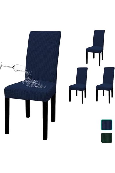 INFOSUN Dining Chair Slipcovers, Waterproof Dining Room Chair Cover Set of 4,...
