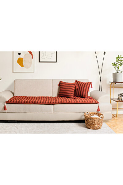 DNC home tekstil وسادة/مرتبة كنبة من الكتان صديقة للحيوانات الأليفة، قابلة لل...