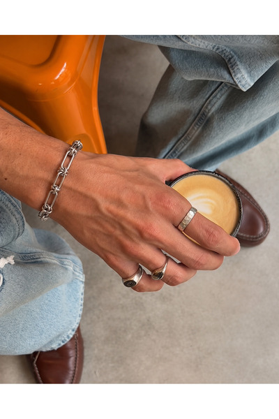 pop up store Knot Model Men's Steel Bracelet