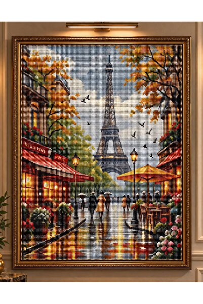 DNZt 5D Diamond Painting 50x40 cm Elmas Mozaik Boncuklu Taşlı Goblen Pano Tab...