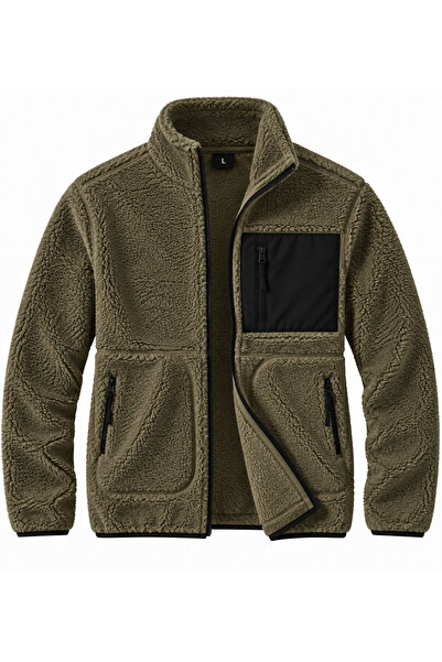 S&T Company Pelüş Ceket Unisex - Sıcacık Tutan Yün Kumaş
