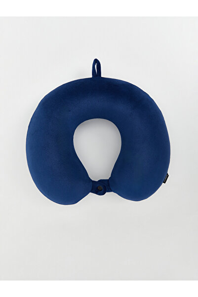 LC Waikiki Alita City Lcw Joy Navy Blue Snap Closure Neck Pillow with a Diffe...