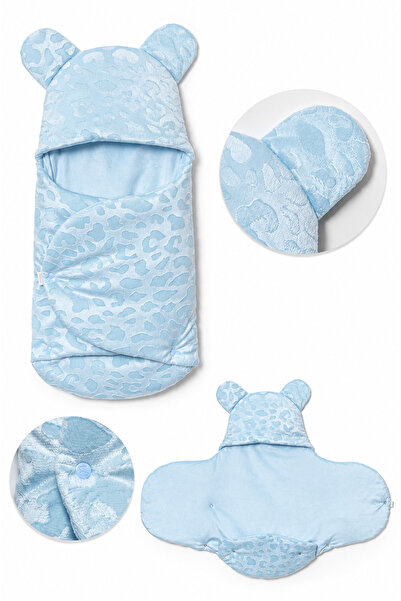Bebitof 0-12 Months Inner Fiber Filled Outer Baby Swaddle & Blanket Winter Sl...
