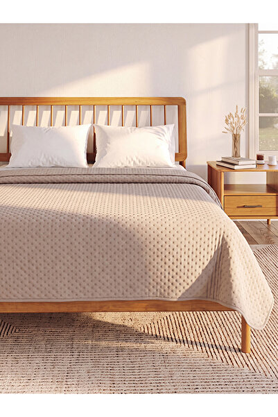 LC Waikiki Alita City with Difference in Color Lcw Home Brown Dobby Pattern D...