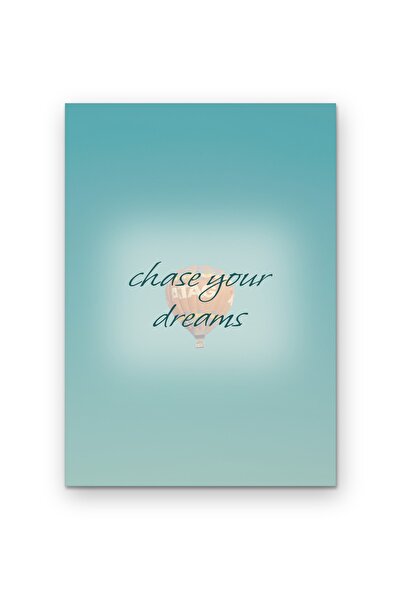 OEM Poster decorativ Urmeaza-ti visurile, design motivational, carton 250g, A4