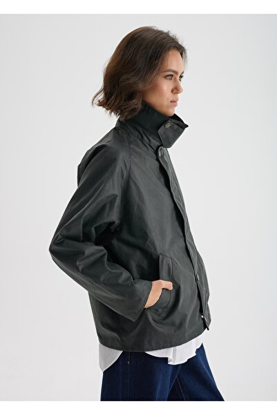 Utility Yağlı Ceket Olive Green (Yeşil) / Utility Wax Jacket Olive Green