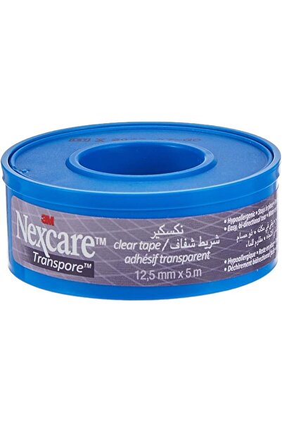 Nexcare Transpore Flexible Clear Tape 12.5mm x 5m roll, 1 roll/pack | First-a...