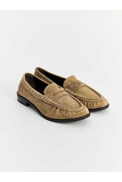 LC Waikiki Nevavm Beige Women's Loafer with a Difference