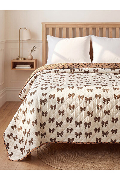 LC Waikiki Alita City Lcw Home Mixed Patterned Double Bedspread with a Differ...