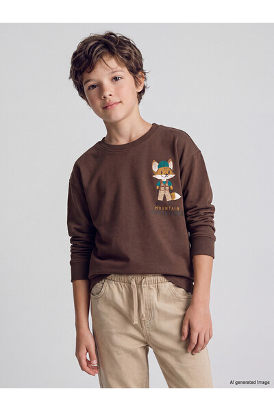 LC Waikiki Two Mt Shop Quality Lcw Kids Brown Printed Standard & Regular Long...