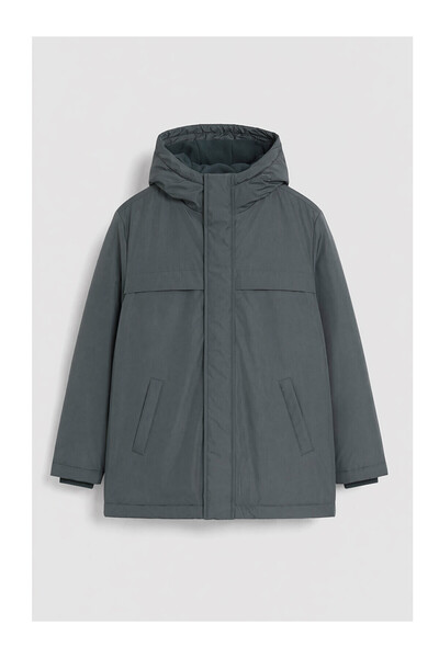 LC Waikiki Two Mt Shop Quality Lcw Kids Green Water Repellent Boys' Coat