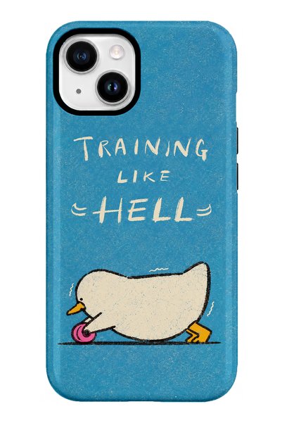 EDELFU Compatible with iPhone 15 - Sports Duck, Double Layer Tough Cover, Glo...