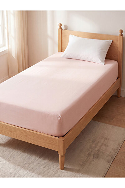 LC Waikiki Alita City Lcw Home Ecru Plain Single Bed Sheet with Difference in...