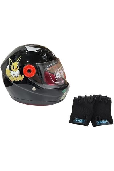 Generic Children's Full Face Helmet, cartoon style, breathable, strong, durab...