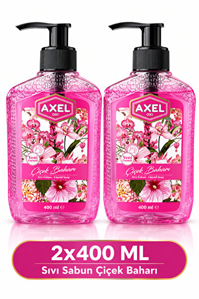 Axel Oxi Liquid Soap 2X400 ml Flower Spring Abundant Foam