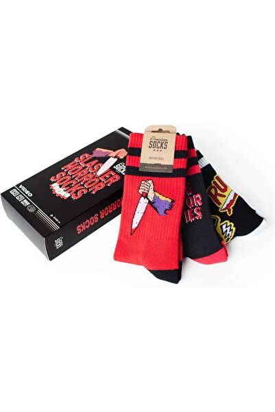 American Socks مجموعة هدايا سلاشر مكونة من 3 جوارب