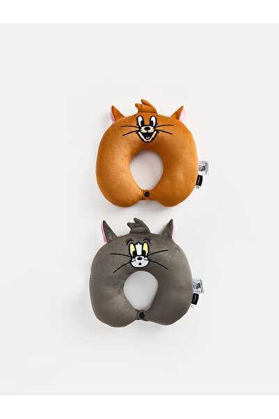 LC Waikiki Alita City Lcw Joy Children's Neck Pillow with Tom and Jerry Figures