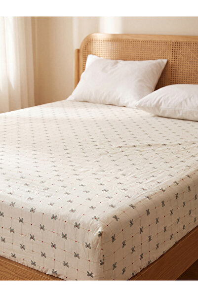LC Waikiki Alita City Lcw Home Mixed Ranforce Patterned Double Bed Sheet with...