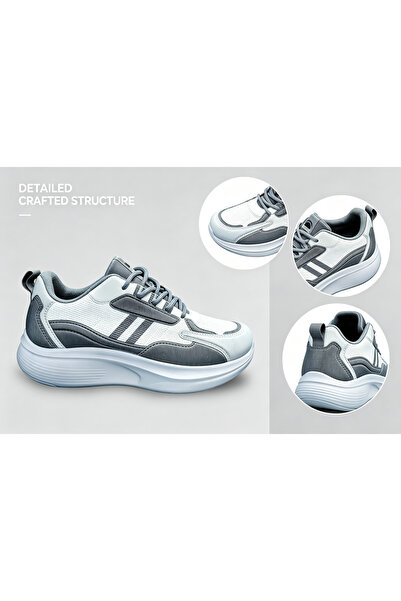 hanyue Men's Mesh Casual Sports Shoes, Lightweight, Thick-Soled, Shock-Absorb...