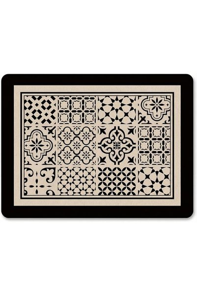 GoodTool Multi-Purpose Diatomite Absorbent Mat, Floral Table Mats - Oriental ...