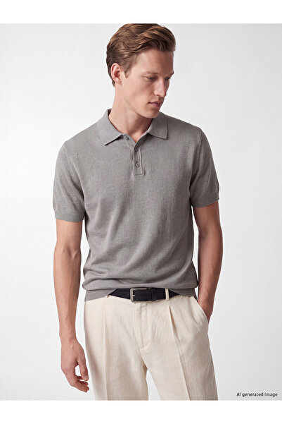 LC Waikiki Nevavm with a Difference of Opinion Southblue Gray Knitwear Plain ...