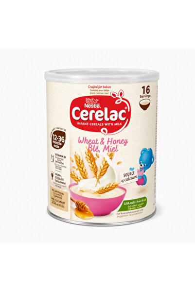 Cerelac سيريلاك قمح وعسل (400 غرام) للأطفال