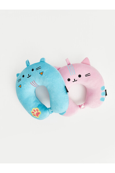 LC Waikiki Alita City Lcw Joy Mixed 3-Dimensional Girl's Neck Pillow with Dif...