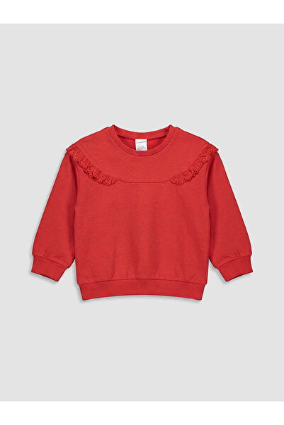 LC Waikiki Two Mt Shop Quality Red 3 Thread Embroidered Loose & Baggy Girls' ...