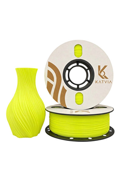 Katvia PLA Filament 1.75mm 1kg Neon Sarı