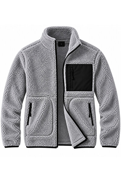 S&T Company Pelüş Ceket Unisex - Sıcacık Tutan Yün Kumaş